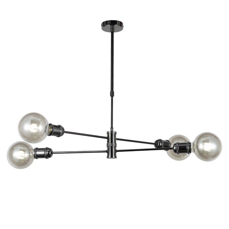 Pendant Horizon graphite 4 lights CRISTALREDORD 99-894-27-280