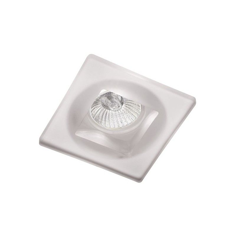 Recessed fixed square Dune white CRISTALREDORD 20-110-01-100