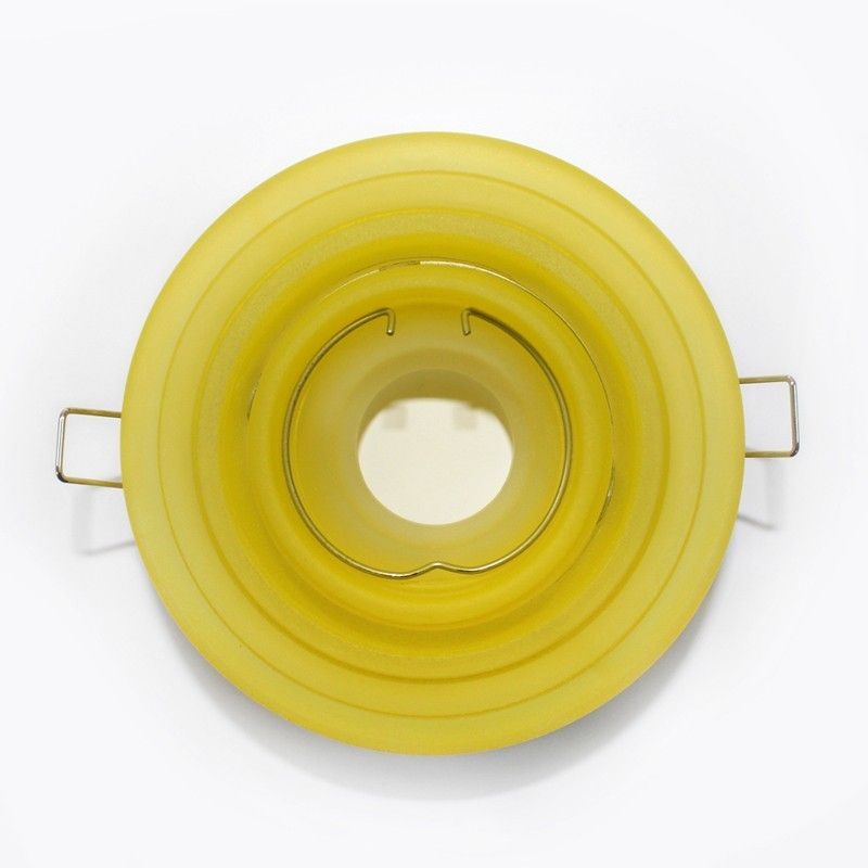 Da incasso rocker round livelli vetro giallo CRISTALREDORD 10078002800