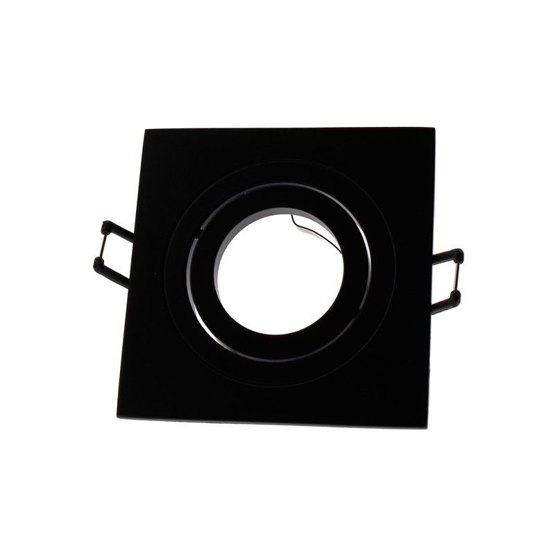 Recessed square rocker Helium black CRISTALREDORD 03-061-80-180