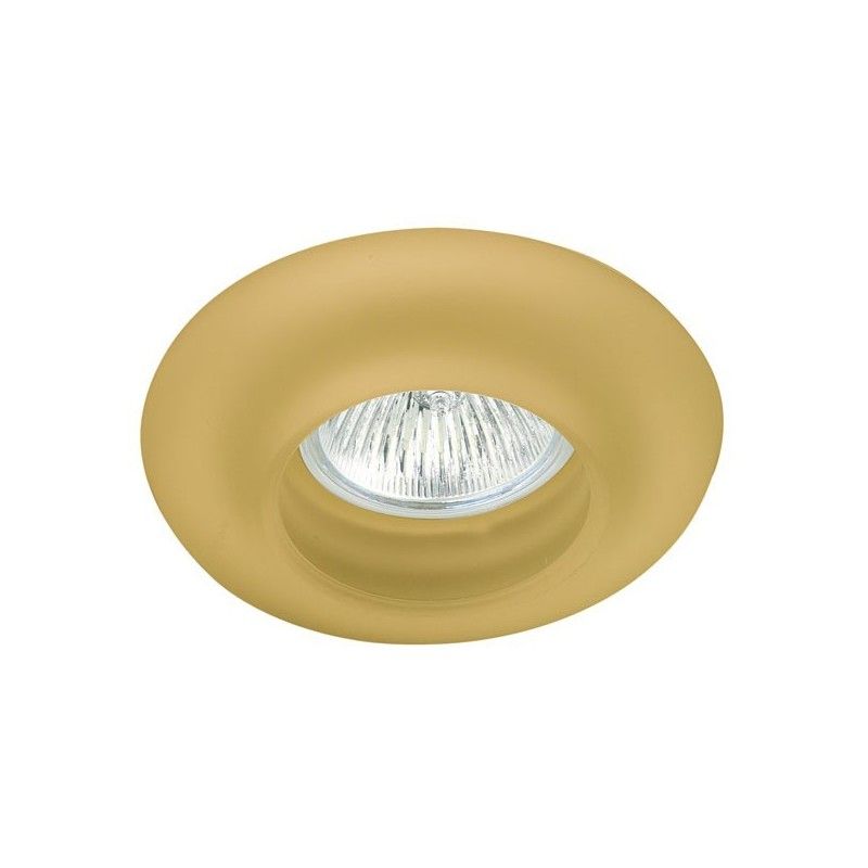 Recessed fixed glass donut with amber CRISTALREDORD 21-012-01-110