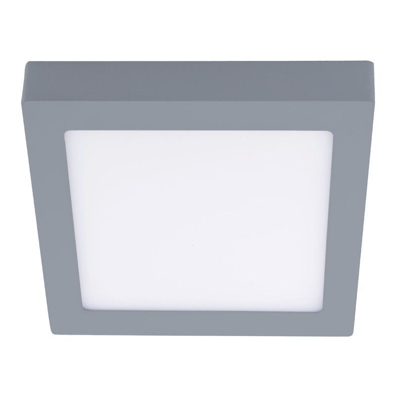 Plafon LED 12W 4000K Savoir carré gris CRISTALREDORD 02-600-12-181