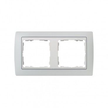 Frame 2 white pedestal elements gray SIMON 82621-33