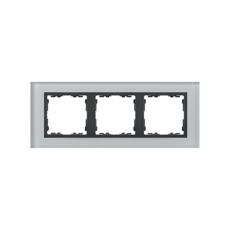 Marco 3 elementos cristal gris SIMON 82837-35