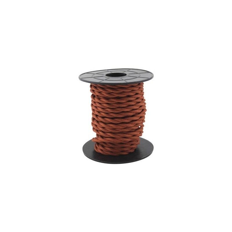 Electrical wire / textile 10 m 2x0.75mm twisted Copper GSC 3902985