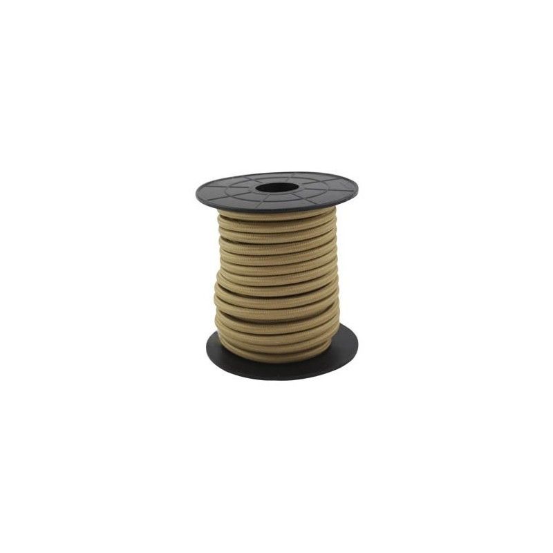 Electrical wire / textile 10 m 2x0.75mm Light Brown GSC 3902994