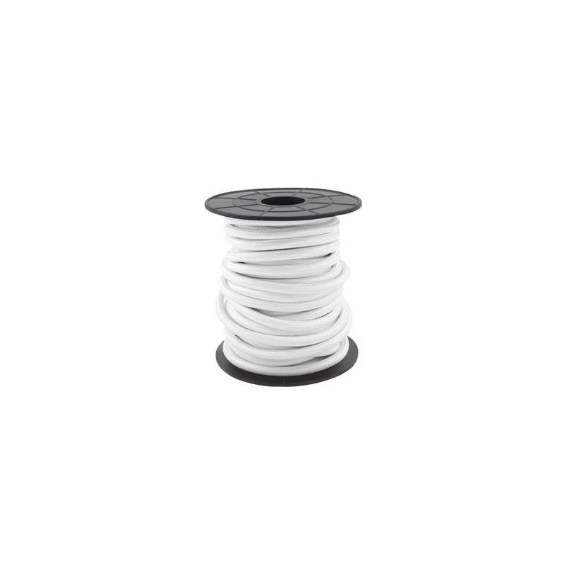 Cable eléctrico textil 10 metros 2x0.75mm Blanco GSC 3902998