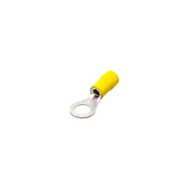 Terminal isolé ronde 5,3/4-6mm Jaune 50 pcs 