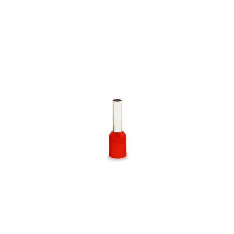 Leader de la section isolée est de 1mm Rouge 50 pcs 