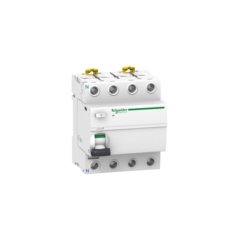 Interrupteur différentiel superinmunizado 4P 25A 30mA AC TERTIAIRE Schneider A9R61425