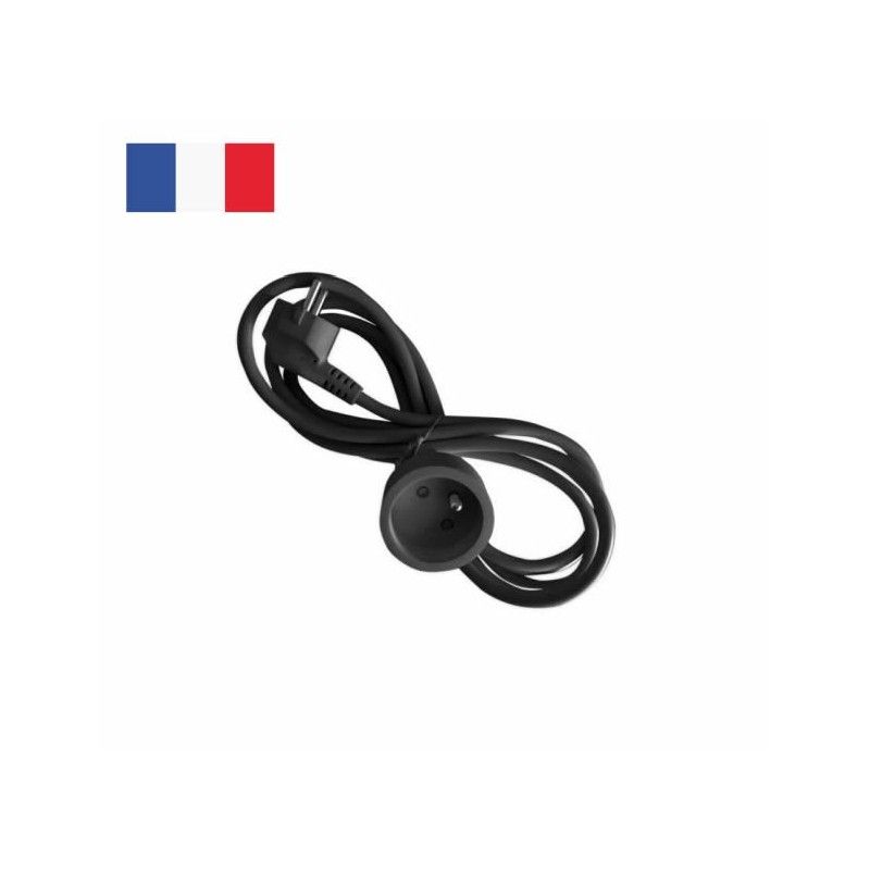 Extension electric system FRENCH 2 meters black