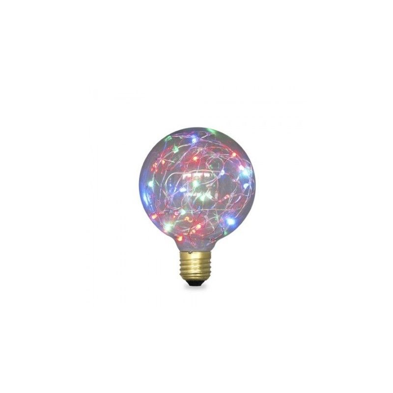 Lampadine a LED Starlight Mondo G125 2W E27 RGB