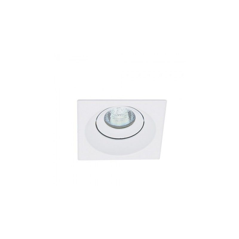 Anello da incasso downlight tilt quadrato Bianco