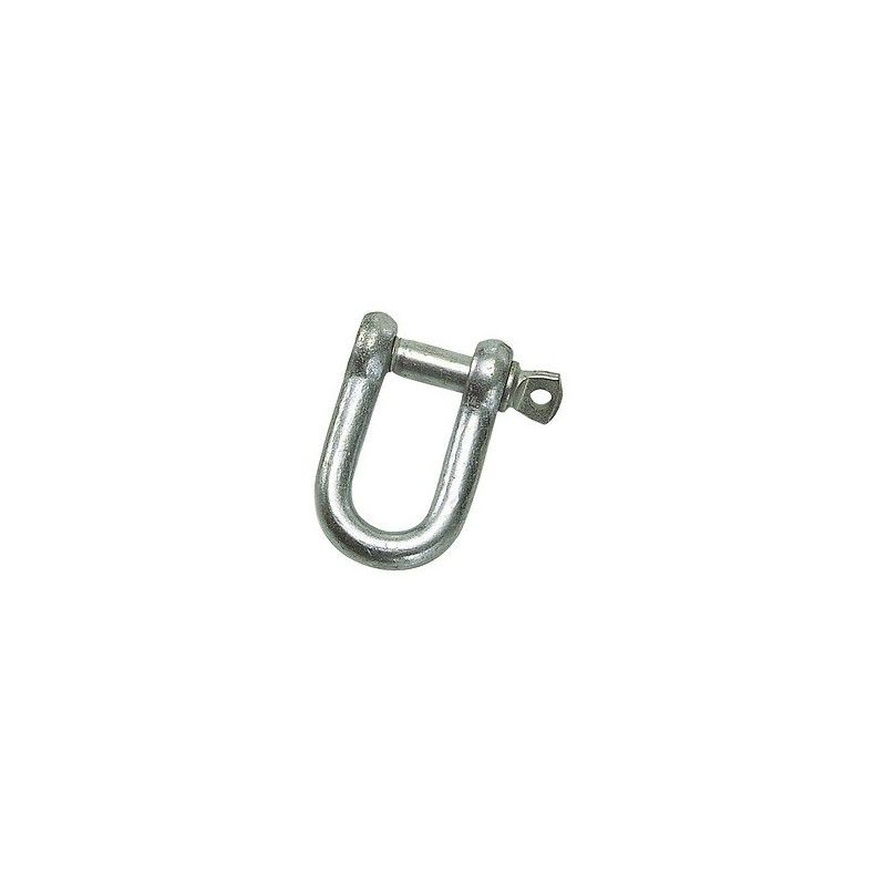 Galvanized Straight shackle 10 mm. 3/8" Domestic Use