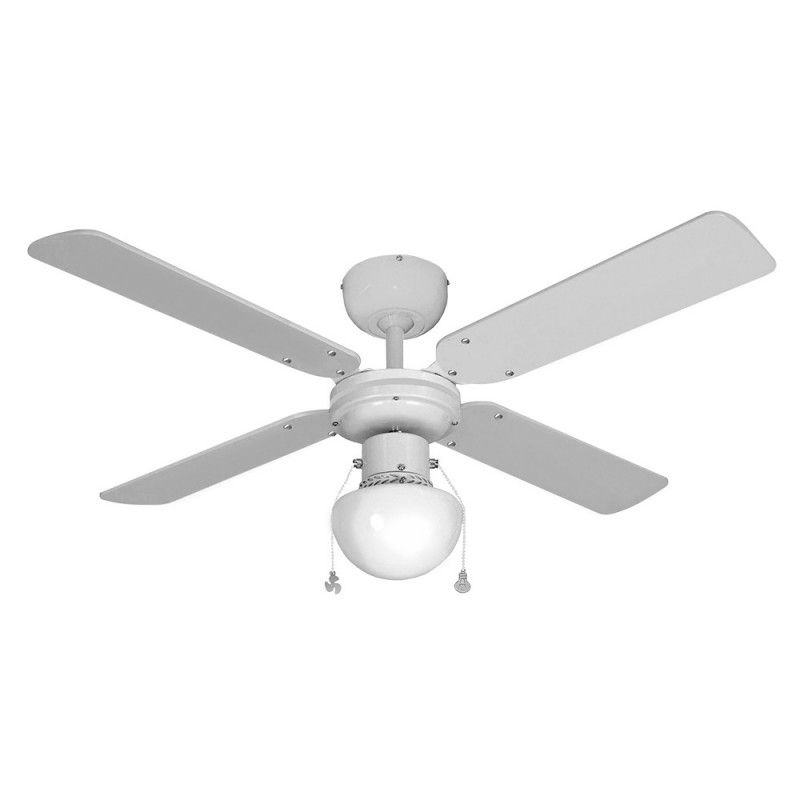 Ventilador de techo CARIBE 50W 85cm blanco 1xE27 60W EDM 33800