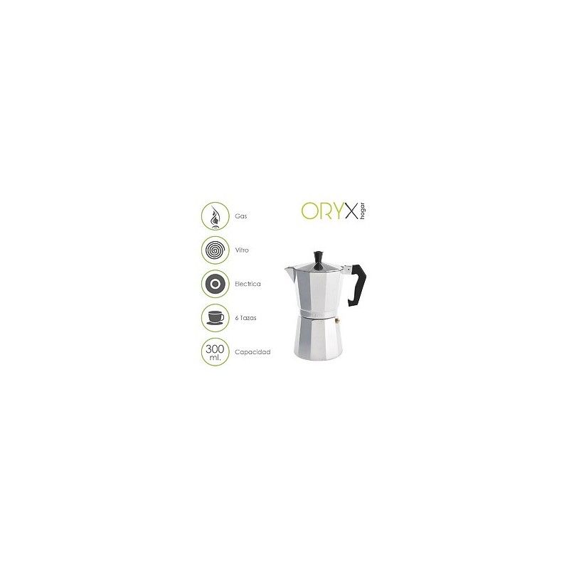 Cafetera Aluminio 6 Tazas (300 ml.) Classic 05056012