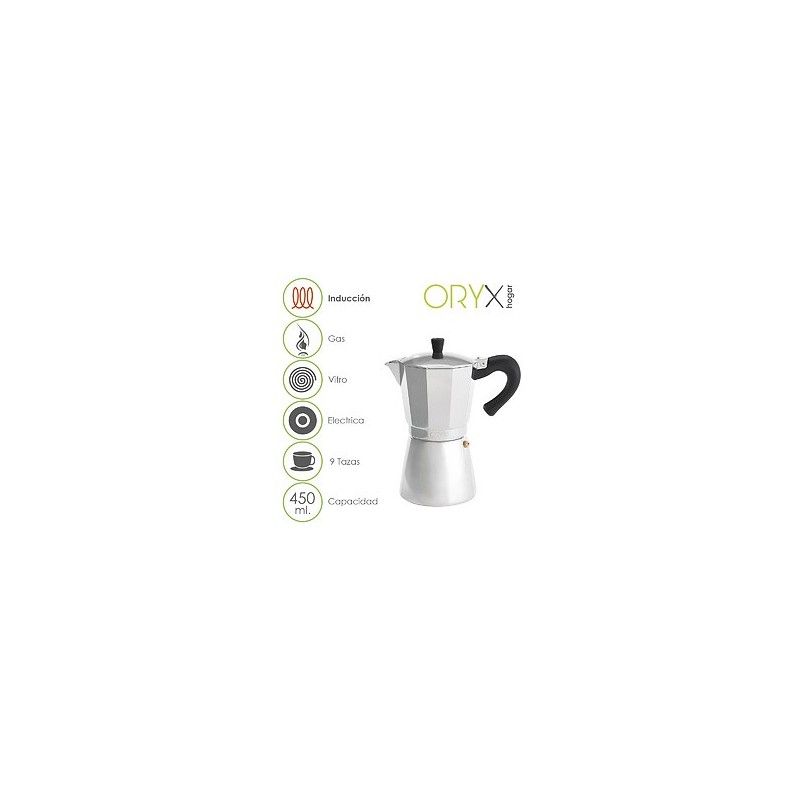 Cafetera Inducción Aluminio 9 Tazas (450 Ml.) 05056023