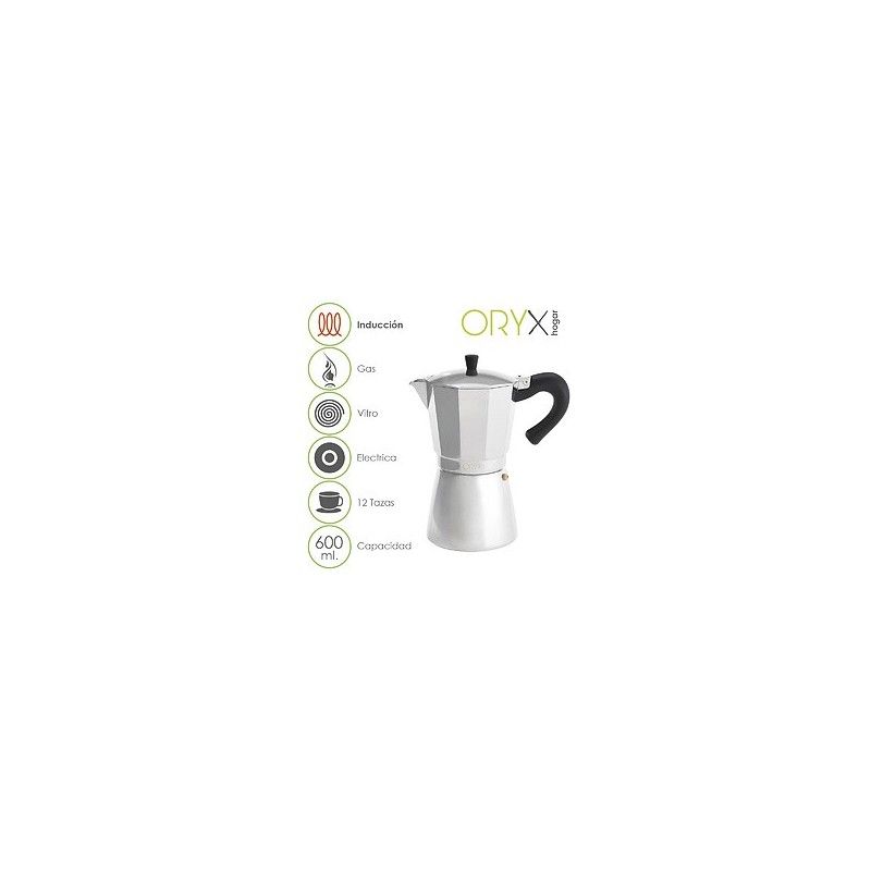 Cafetera Inducción Aluminio  12 Tazas (600 Ml.) 05056024