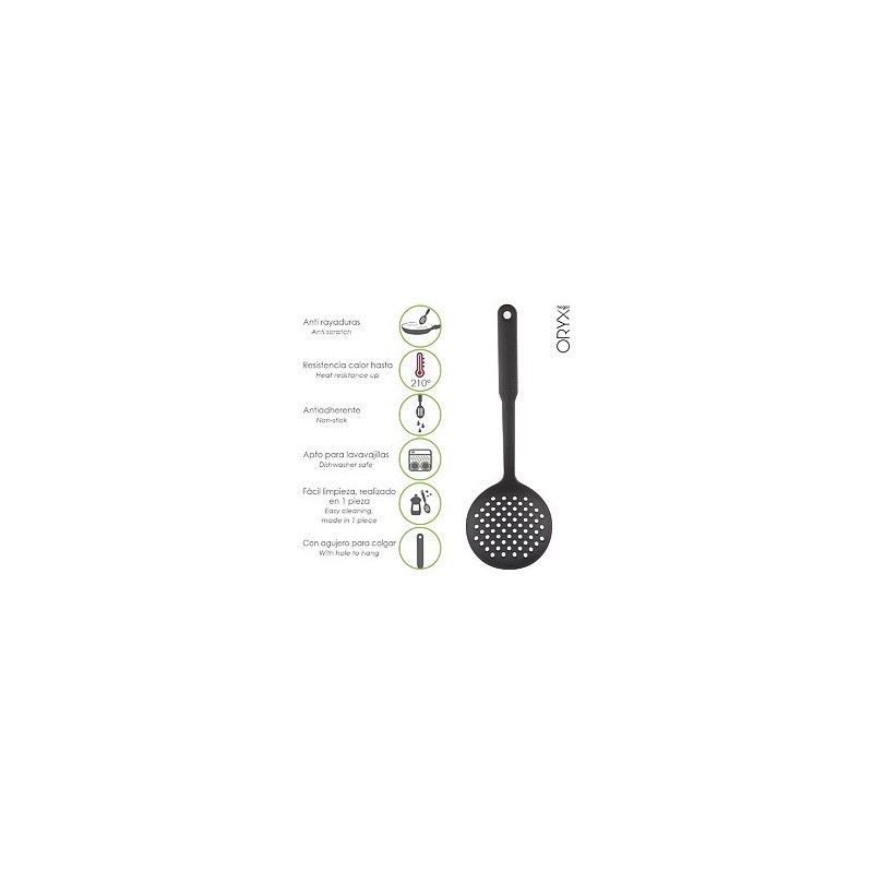 Slotted spoon Kitchen Nylon Basic 33.5 x 11 cm 05076001