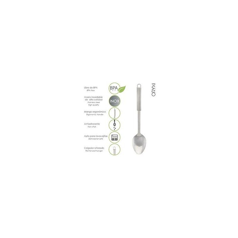 Cucchiaio Servire da Cucina in Acciaio Inox 7 x 30,5 (Alt.) cm 05076020