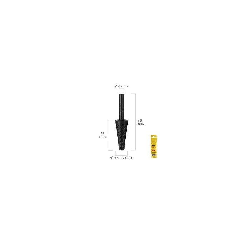 Strawberry Rotary For Wood conical spring Ø 6 to 15 mm For Drill / Milling machine 07040080