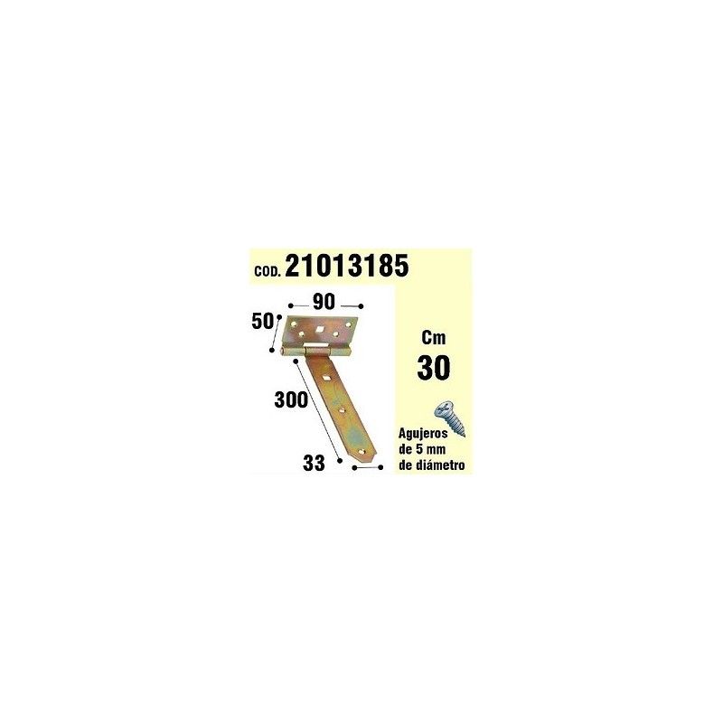 Supporto Per il Legno Cerniera Bicromatado 300 mm 21013185