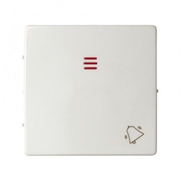 Tecla pulsador campana con luminoso blanco SIMON 82015-30
