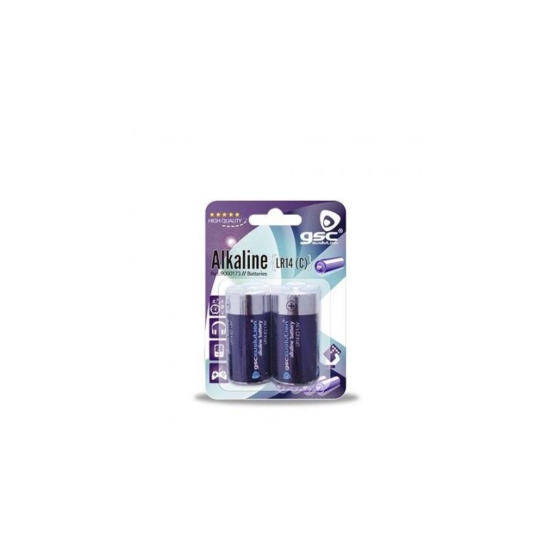 Alkaline-batterie GSC evolution LR14 (C), Blister 2 St.