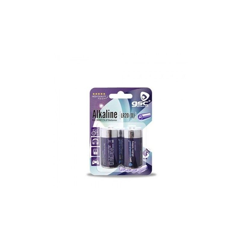 Alkaline-batterie GSC evolution LR20 (D), Blister 2 St.