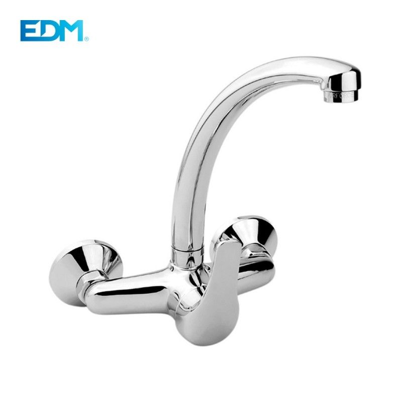 SINGLE LEVER MIXER SINK SPOUT TUBE WALL SERIES "H2O"