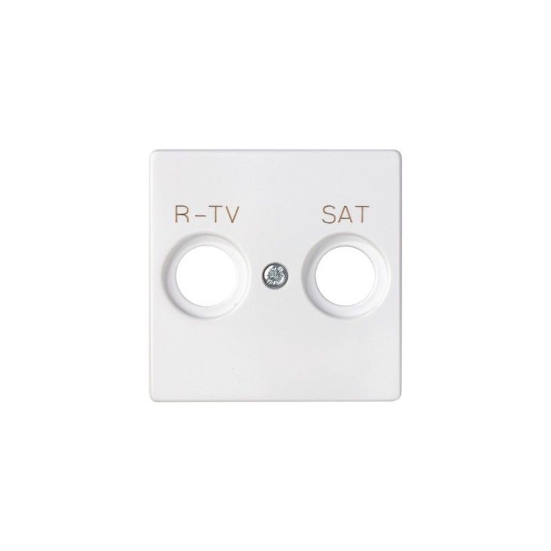 Tapa toma R-TV + SAT blanco SIMON 82097-30