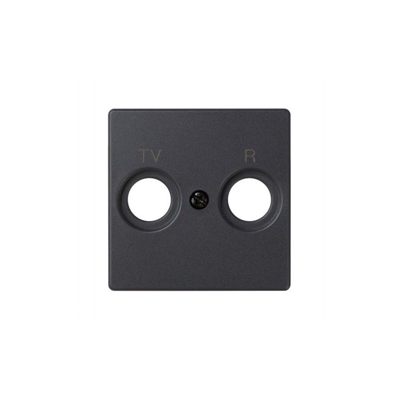 Tapa toma R-TV grafito SIMON 82053-38