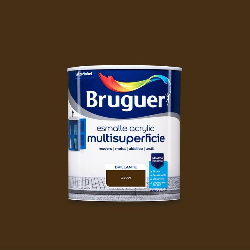 ENAMEL ACRYLIC MULTISURFACE BRIGHT TOBACCO 0,750 L BRUGUER