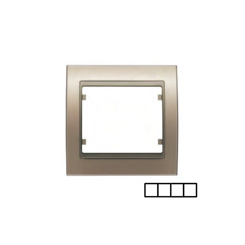 Quadro 4 elementos BRONZE FOG BJC Mega 22004-BN