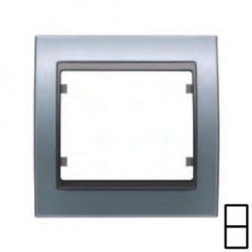 Marco 2 elementos vertical ALUMINIO PRUSIA BJC 22102-AP