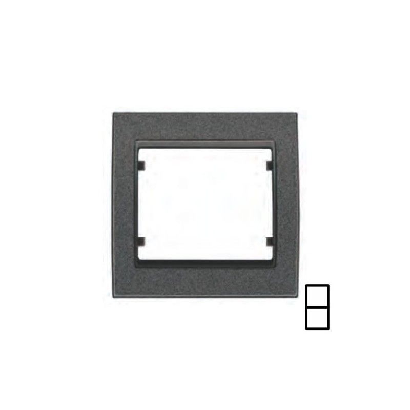 Quadro 2 elementos verticais PRETO ÉBANO COSSO BJC Mega 22102-NEC