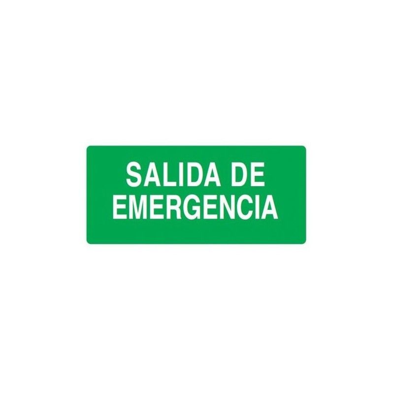 Etiqueta adhesiva de "Salida de emergencia" 060971