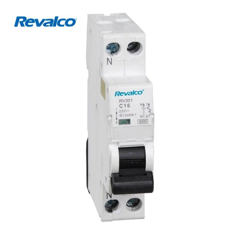 Revalco 1 Pólo+Disjuntor Magnetotérmico Neutro 10A (estreito)