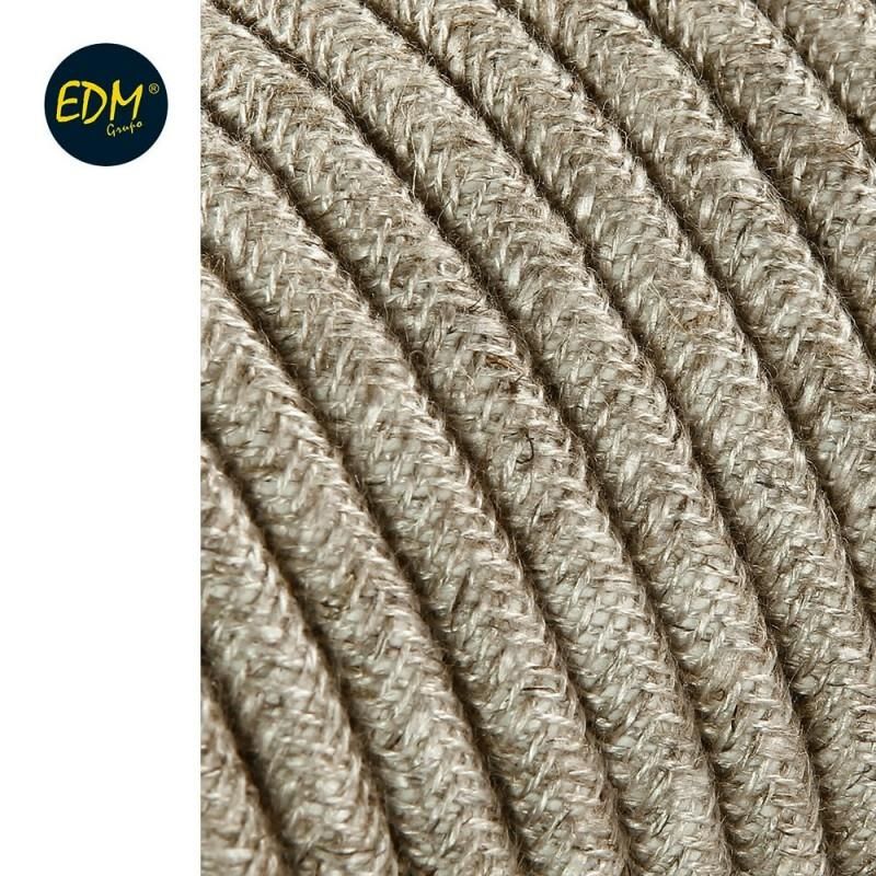 Cable cordon tubulaire 2x0.75mm lino 5mts