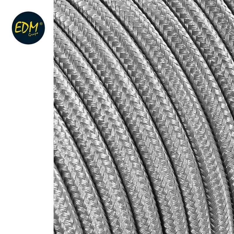 Cable cordon tubulaire 2x0,75mm c64 plata 5mts