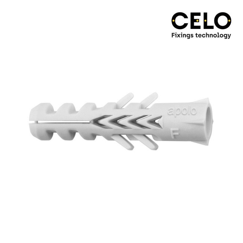 Caixa de 50 unidades de plugue de nylon 10 nf din/ref nf CELO