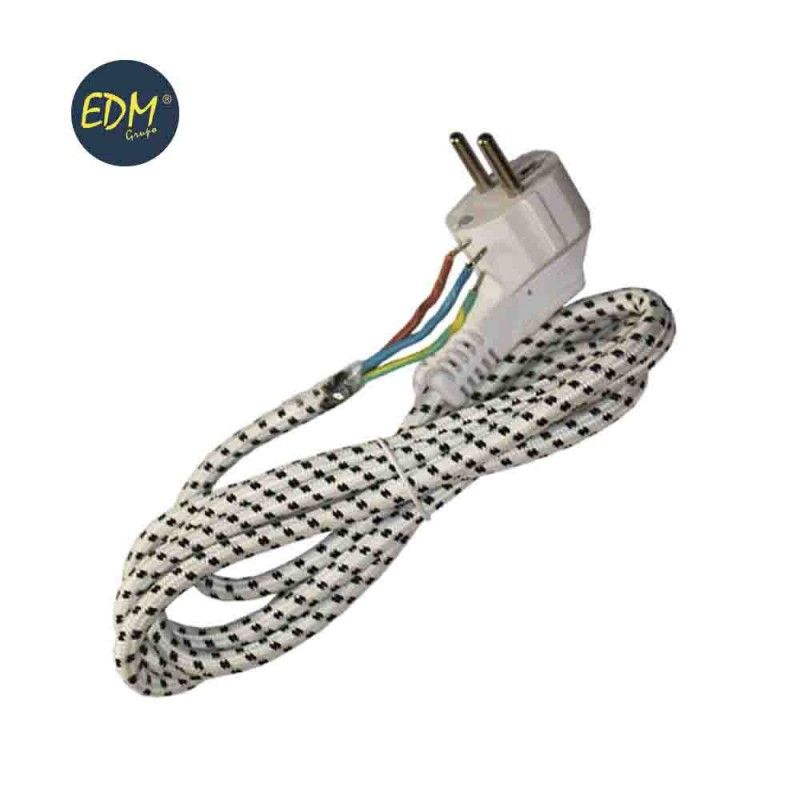 Recambio cable plancha 3x0,75  1,8m edm