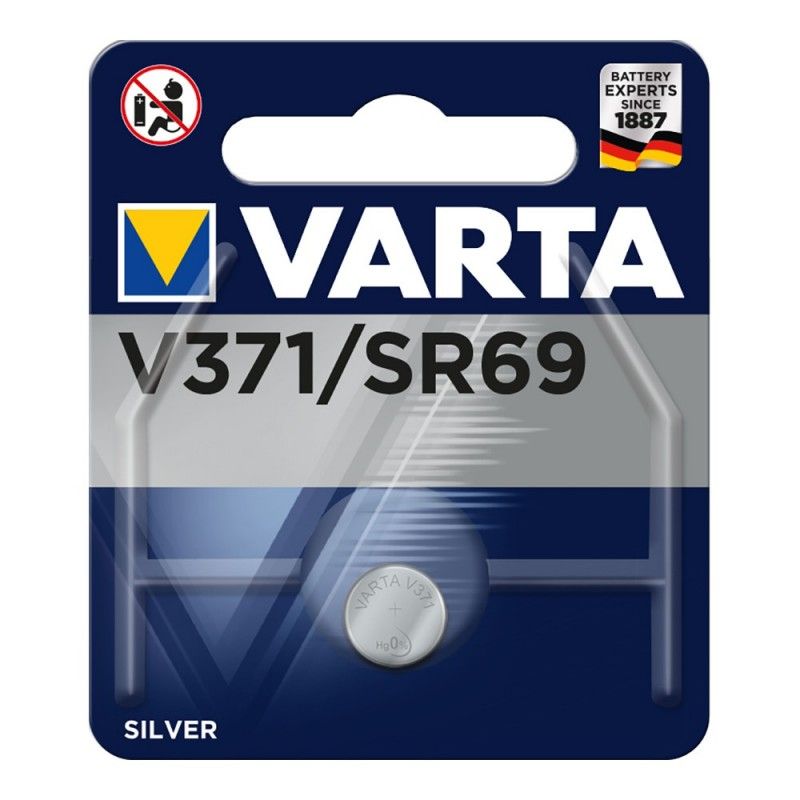 Bateria Varta sr69 - v371 prata 1,55v blister 1 unidade ø9,5x2,05mm