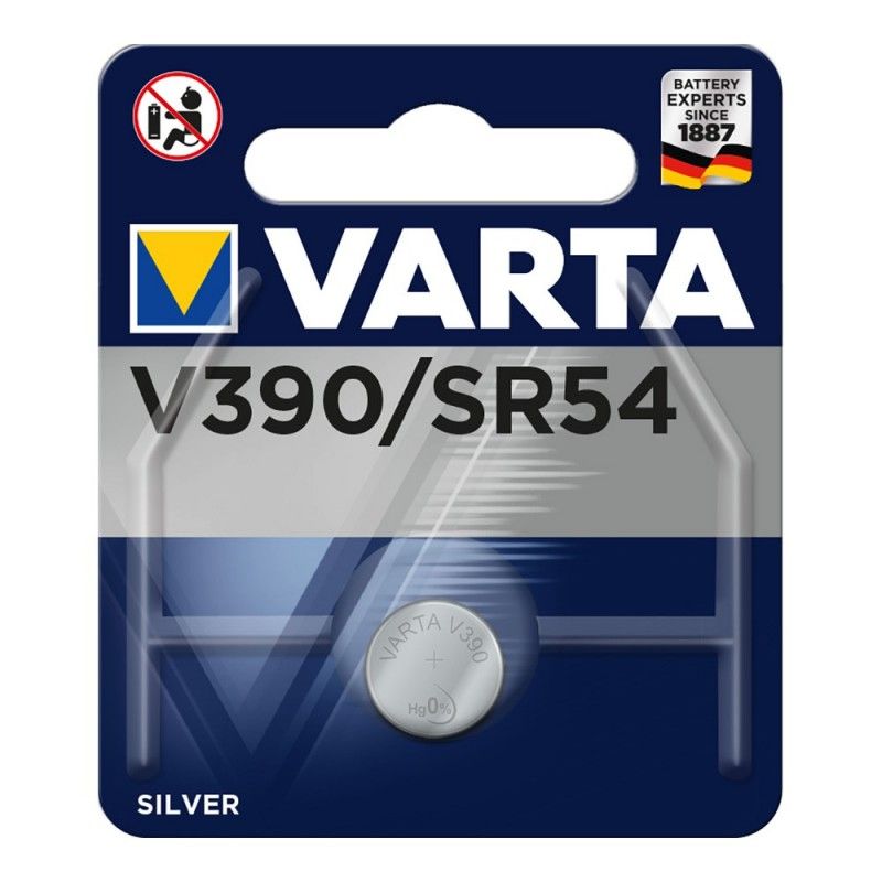 Bateria micro botão Varta prata sr54 - blister v390 1,55v 1 unidade ø11,6x3,05mm