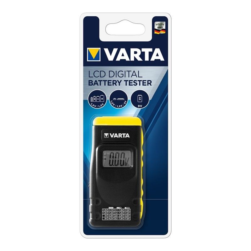 Tester pilas varta digital lcd 891