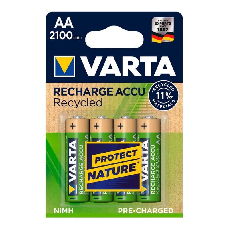 Bateria recarregável Varta accu aa - blister lr06 2100ma 4 unidades ø14,5x50,5mm