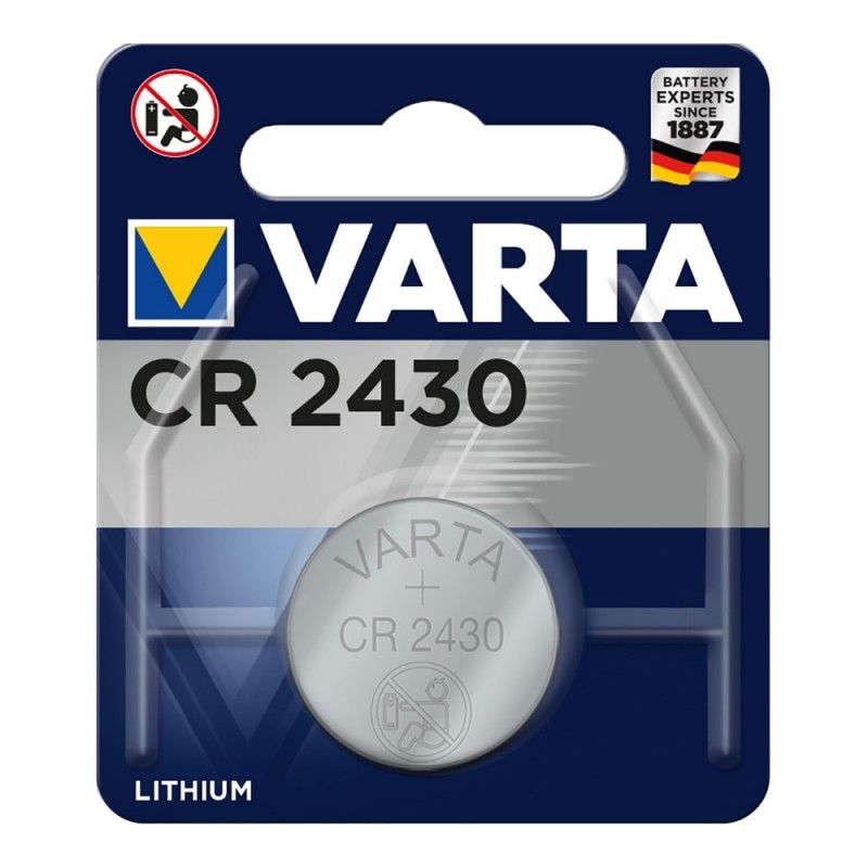 Blister de bateria Varta cr2430 3v 1 unidade ø24,5x3mm