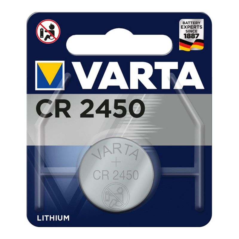 Bateria de lítio Varta cr2450 3v blister 1 unidade ø24,5x5,0mm