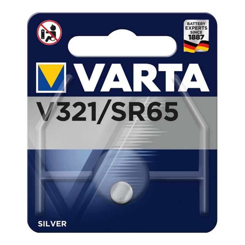 Micro bateria Varta prata sr65 - blister v321 1,55v 1 unidade ø6,8x1,65mm