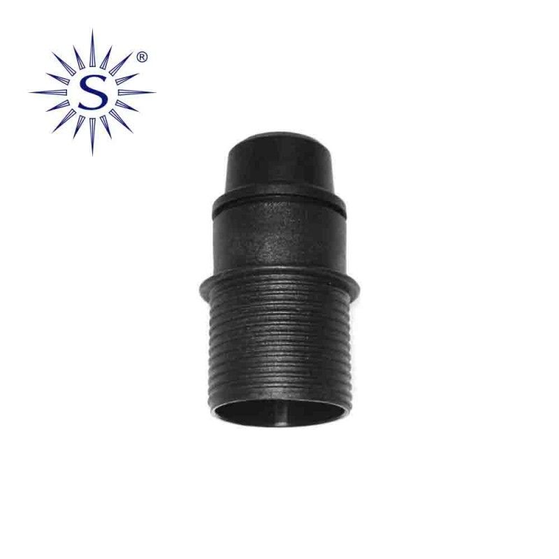 Suporte para lâmpada semi-rosca E14 preto Solera 6584CTN